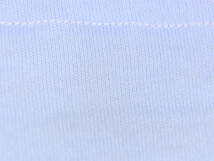 C0013 昭和レトロ　インゴム　ショーツ　Ｍサイズ　綿１００％　フライスニット　フワフワ触感　ライトブルー_画像8