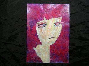 Art hand Auction 絵画, 絵, 人物画, 抽象画, アート, 手描きイラスト, 肉筆, 原画, インテリア, 特殊加工, 水雲彩鶴 ※額縁に入れて発送します, 美術品, 絵画, 人物画