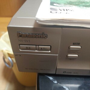 NV−SV1 Panasonic パナソニック S-VHS ビデオカセットレコーダー ビデオデッキ リモコン付の画像2