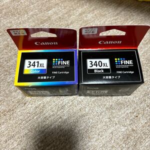 Canon PIXUS BC-340XL BC-341XL カラー ブラック各一個インクカートリッジ 大容量 