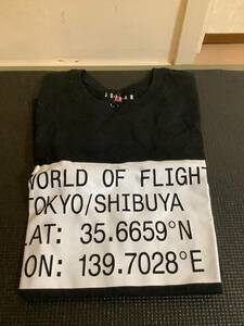 JORDAN WORLD OF FLIGHT TOKYO SHIBUYA 限定 Tシャツ　サイズM