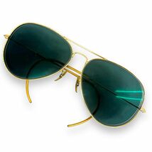 70s Ray-Ban レイバン サングラス 眼鏡 アイウェア ファッション ブランド ティアドロップ Outdoorsman アウトドアズマン グリーン_画像1