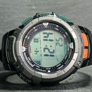 CASIO カシオ PRO TREK プロトレック PRW-1000J-1 腕時計 タフソーラー 電波時計 デジタル 多機能 トリプルセンサー メンズ 動作確認済みの画像4