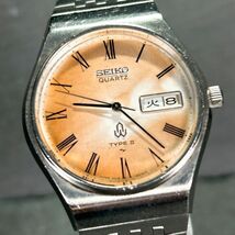 1979年製 SEIKO セイコー TIPEⅡ 4316-8000 腕時計 クオーツ アナログ デイデイトカレンダー 亀戸製 ステンレススチール 新品電池交換済み_画像1