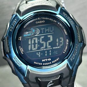 新品 CASIO カシオ G-SHOCK ジーショック MT-G MTG-M900BD-2JF 腕時計 タフソーラー 電波時計 デジタル ブラック ブルー 多機能 メンズ