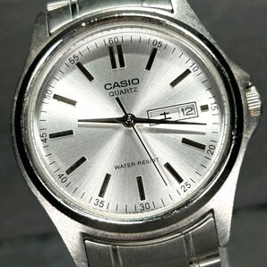 CASIO カシオ スタンダード MTP-1239DJ-7A 腕時計 クオーツ アナログ 3針 ステンレススチール デイデイトカレンダー メンズ 新品電池交換済の画像1