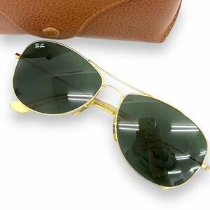 Ray-Ban レイバン サングラス 眼鏡 アイウェア ファッション ブランド COCKPIT コックピット アビエーター RB3362 ティアドロップ グリーン