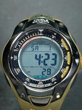 美品 CASIO カシオ PROTREK プロトレック PRG-70J メンズ デジタル ヴィンテージ ソーラー 腕時計 グリーン ラバーベルト ステンレス_画像1