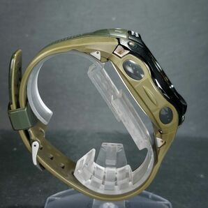 美品 CASIO カシオ PROTREK プロトレック PRG-70J メンズ デジタル ヴィンテージ ソーラー 腕時計 グリーン ラバーベルト ステンレスの画像5