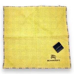  new goods Burberry Burberry towel handkerchie fashion brand hand towel Mini towel practical goods fashion yellow cotton 100%