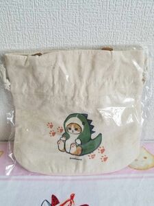 台湾限定モフサンド　怪獣にゃん巾着トートバッグ　正規品