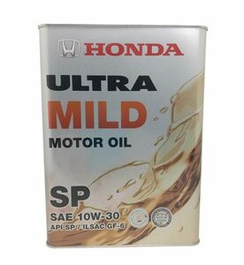 Honda純正エンジンオイル　ウルトラMILD10W-30 4L　2缶