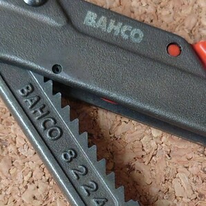 BAHCO 8224 スリップジョイントウォーターポンププライヤー ergoオレンジグリップ 大口タイプ FRANCE製 希少 旧モデル バーコの画像3