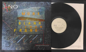 BRIAN ENO|MORE BLANK THAN FRANK rare . original beautiful record 