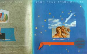 JOHN FOXX ジョン・フォックス ／STARS ON FIRE　初回２枚組　英国盤　７インチ