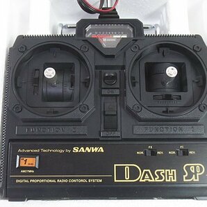 ∞【未使用】SANWA サンワ プロポ DASH SP ダッシュ Advanced Technology コントローラ 送信機 受信機 ラジコン サーボ ② □H8の画像5