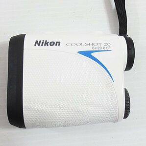 ∞ Nikon ニコン レーザー距離計 COOLSHOT 20 クールショット 6×20 6.0° レンジファインダー 計測器 □H8の画像2