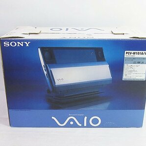 ∞【未使用/現状品】SONY ソニー 一体型パソコン VAIO PCV-W101A/W 15.3型ワイド バイオW WinXP Celeron TVチューナー搭載 □H8の画像1