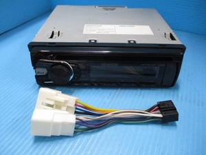 ケンウッド　CDユニット　U393　フロントAUX　USB付き　トヨタ/ダイハツ　カプラー