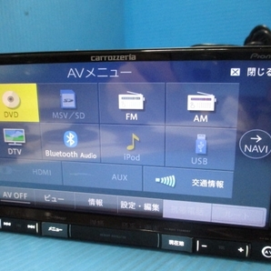 カロッツェリア 楽ナビ AVIC-RZ09ZS 連動ドラレコ付き 2014年 地デジ Bluetooth内臓 アンテナ付き スズキの画像4