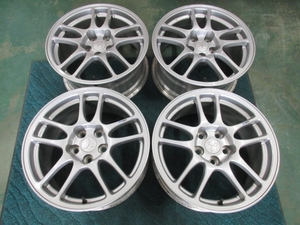 ミツビシ　ＣＴ９Ａ　ランサーエボリューション９　エボⅨ　純正 １７×８J＋３８　PCD１１４．３／５穴　４本　ENKEI製