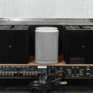 【送料無料!!】McIntosh マッキントッシュ MC2200 パワーアンプ ①の画像6