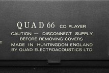 QUAD クォード 66 CDプレーヤー_画像7