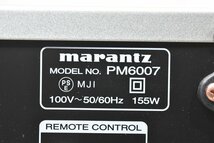 Marantz PM6007 マランツ D/Aコンバータ搭載 プリメインアンプ_画像7