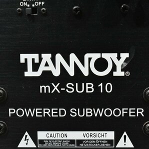 TANNOY タンノイ パワードサブウーファー mercury mX-SUB10の画像9