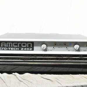 AMCRON アムクロン MACRO-TECH 2402 パワーアンプ ②の画像2