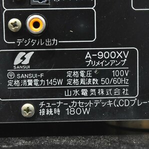 SANSUI サンスイ コンポセット T-900XV/D-900XV/CD-900XV/A-900XV/S-5XVの画像7