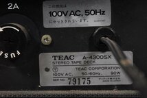 TEAC ティアック オープンリールデッキ A-4300SX_画像7