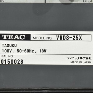 TEAC ティアック CDプレーヤー VRDS-25XSの画像6