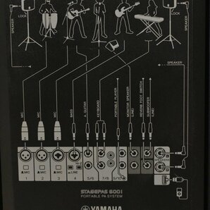 YAMAHA ヤマハ STAGEPAS 600i モニタースピーカーペア 600S ★ミキサー欠品★の画像9