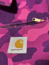 7198 送料無料 A BATHING APE BAPE KAWS CARHARTT WIP DETROIT JACKET デトロイトジャケット PURPLE CAMO 迷彩 エイプ×カーハート L_画像2