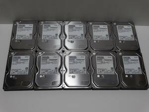 3.5HDD SerialATA ☆ 1TB-5個　☆ 500GB-5個　☆☆ 計10個セット 健康状態 注意 ジャンク