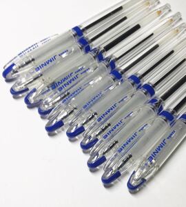 《Pen Spinning》ZEBRA Ballpen JIMNIE ゼブラボールペン ジムニー　青10本セット ペン回し 未使用