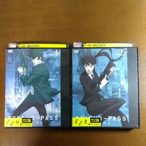 DVD サイコパス PSYCHO-PASS 全巻 全8巻 レンタル落ち ケースなし発送あり