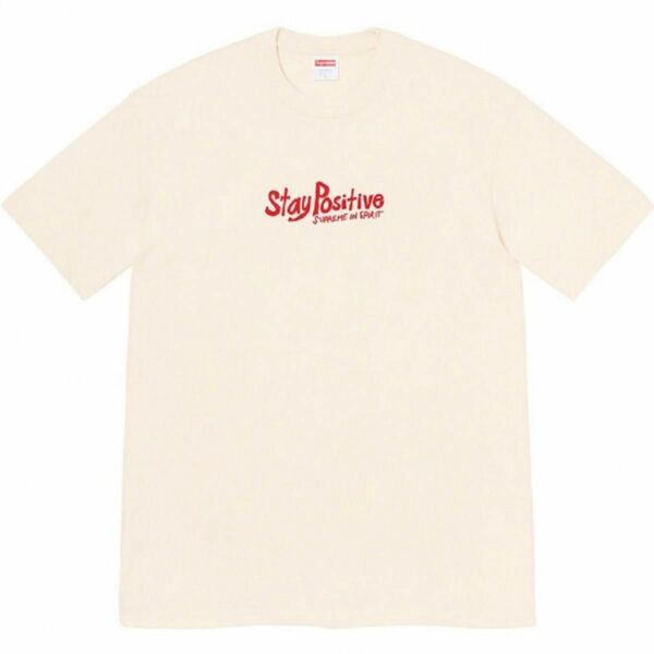 Supreme 20AW Stay Positive Tee ナチュラル L