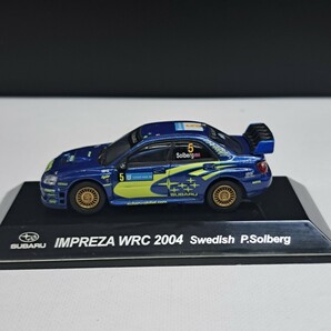 1/64 CM'S ラリーカーコレクション スバル IMPREZA WRC 2004 Swedish P.Solberg の画像4