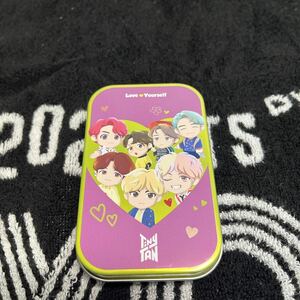 BTS Tiny TAN ミニ缶 ステッカー付き