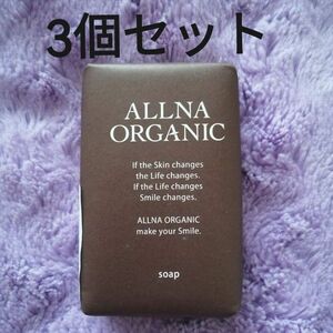 オルナ オーガニック せっけん 100g 3個セット 石けん 石鹸 ALLNA ORGANIC