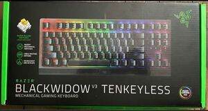 【Razer】BlackWidow V3 テンキーレス　イエロー軸