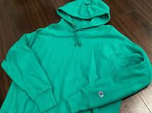 Champion BOOK STORE REVERSE WEAVE HOODIE Kelly Green L US限定_画像1