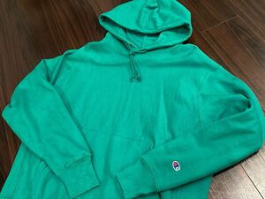 Champion BOOK STORE REVERSE WEAVE HOODIE Kelly Green L US限定