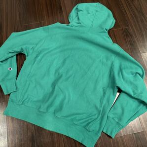 Champion BOOK STORE REVERSE WEAVE HOODIE Kelly Green L US限定の画像7