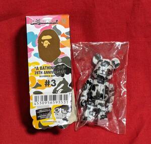 A BATHING APE 28TH ANNIVERSARY BE@RBRICK 新品未開封品