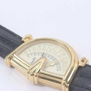 Jean d‘Eve ジャンイヴ Sectora セクトラ クォーツ 腕時計 ゴールドカラー ジャンク 3744-Nの画像4