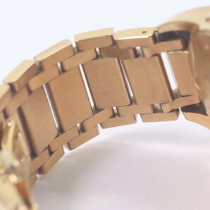 【ジャンク品】VERSACE ヴェルサーチ M8C クロノグラフ クォーツ デイト メンズ 腕時計 ゴールドカラー 3733-Nの画像8