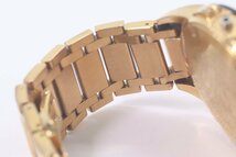 【ジャンク品】VERSACE ヴェルサーチ M8C クロノグラフ クォーツ デイト メンズ 腕時計 ゴールドカラー 3733-N_画像8